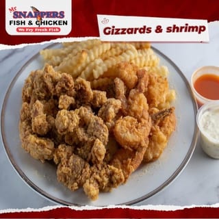 #9 Gizzards & Shrimp