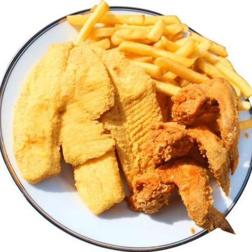 #2 Wings + Fish.
