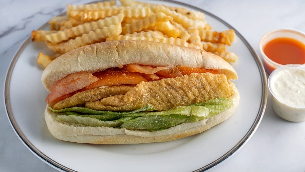 New! Fish Sandwich.